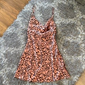Pink Animal Print Dress